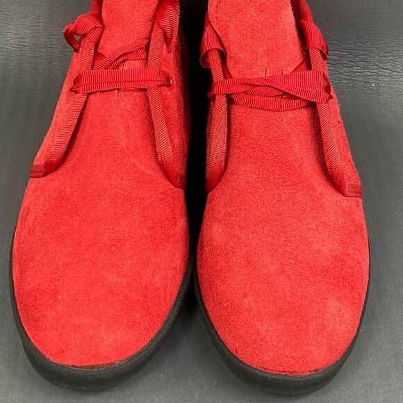 Keds Red Suede Sneakers - Picture 4 of 8